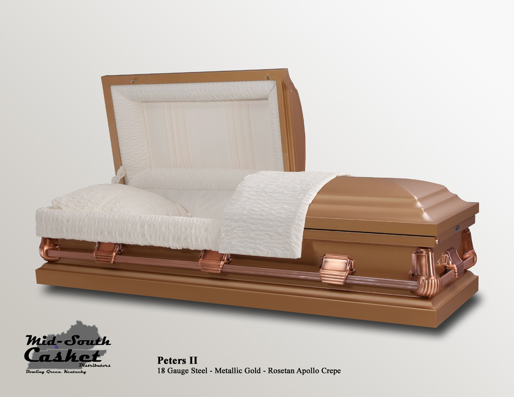 Peters II Metallic Gold